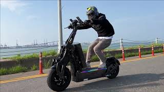 Electric Scooter WEPED Sonic Top speed breakthrough with dual brake tuning