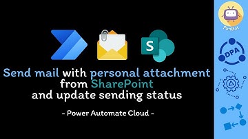 Power Automate Cloud - ส่ง Email ไฟล์แนบเฉพาะบุคคลจาก SharePoint และอัพเดทสถานะการส่ง