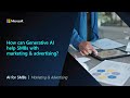 How can Generative AI help an SMB with marketing &amp; advertising?