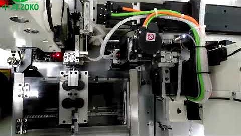 Automatic both ends crimping and heat shrink tube inserting machine