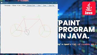 Famous Paint Application in Java. JFileChooser. Serialization and Deserialization. ObjectOutputStream. Enum Wealth