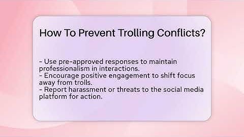 How To Prevent Trolling Conflicts? - Everyday-Networking
