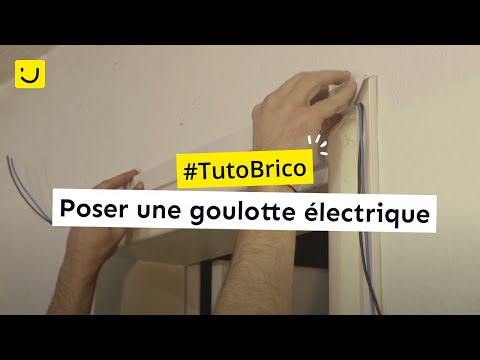 TUTO Poser une goulotte électrique - Ooreka.fr