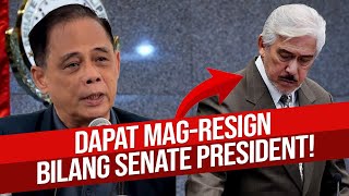 SP SOTTO, DAPAT MAG-RESIGN BILANG SENATE PRESIDENT —ATTY  VIRGILIO GARCIA