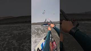 Kite Surfer Gets Dragged Into Danger…