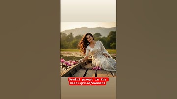 Trending saree Gemini prompt in the description/comment✨ #geminiai #geminiprompt #chatgpt