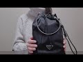 PRADA NYLON BUCKET BAG DIY | How to transform a Prada nylon pouch into a bag