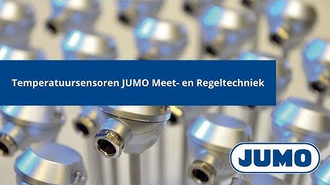 Temperatuursensoren JUMO Meet- en Regeltechniek
