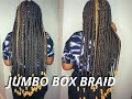 EASY AND NEAT JUMBO BOX BRAIDS ( normal box braids)| Easy Method| Beginners Friendly