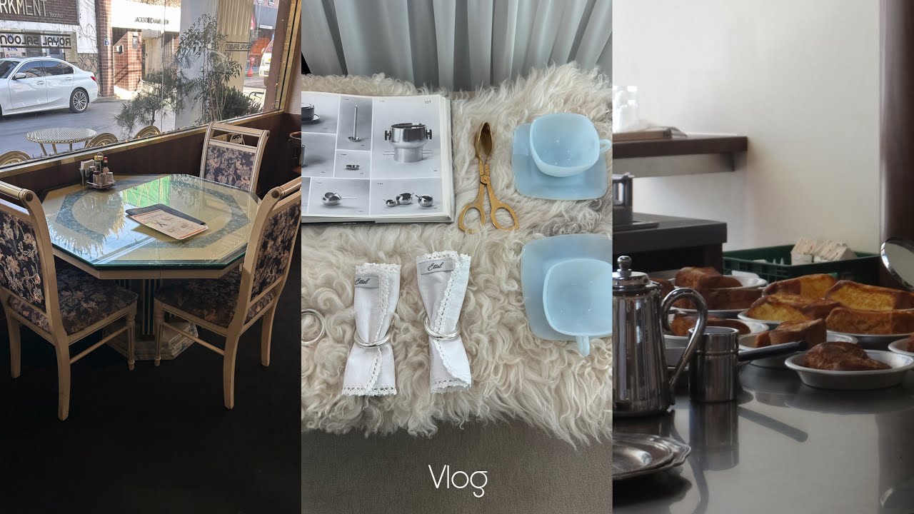 vlog. 혼자여도 좋아 ☕️ 둘이여도 좋아 👥 서울 좋아 걸의 무탈한 4DAYS (고코, 조앤도슨 광화문, 에딸쇼룸, 한남동쇼핑, 모노하, 마타사, 윤숲 후르츠산도, 에토스)