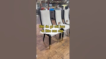 Lên hình bộ ghế ăn Tân cổ điển bọc nỉ Hàn cao cấp Minh Phú sản xuất.