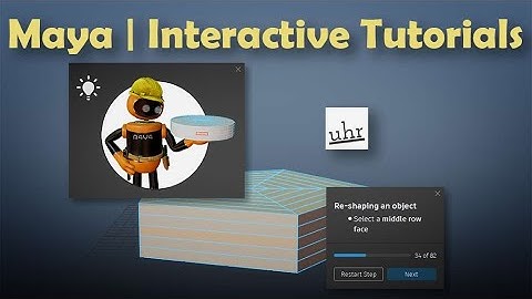 Maya: Interactive Tutorials [New in Maya 2022.1]