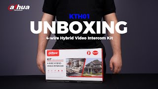 Dahua Kth01 4-Wire Hybrid Video Intercom Kit