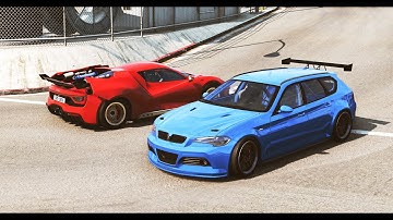 Testing the Enhanced Chase Camera 0.3 with Drifting and High Speed - BeamNG Drive