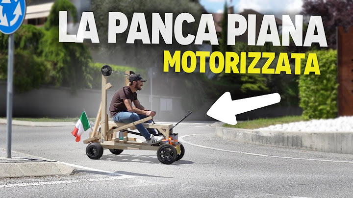COSTRUISCO UNA PANCA PIANA MOTORIZZATA (E CI FACCIO COLAZIONE)