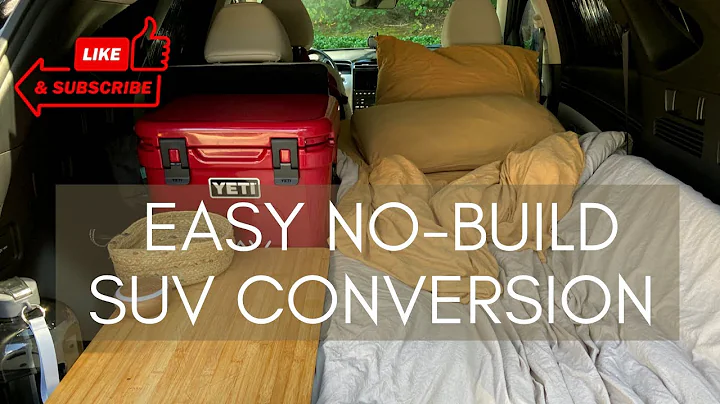 Easy No-Build SUV Camper Conversion | Converts within seconds | 2022 Hyundai Tucson