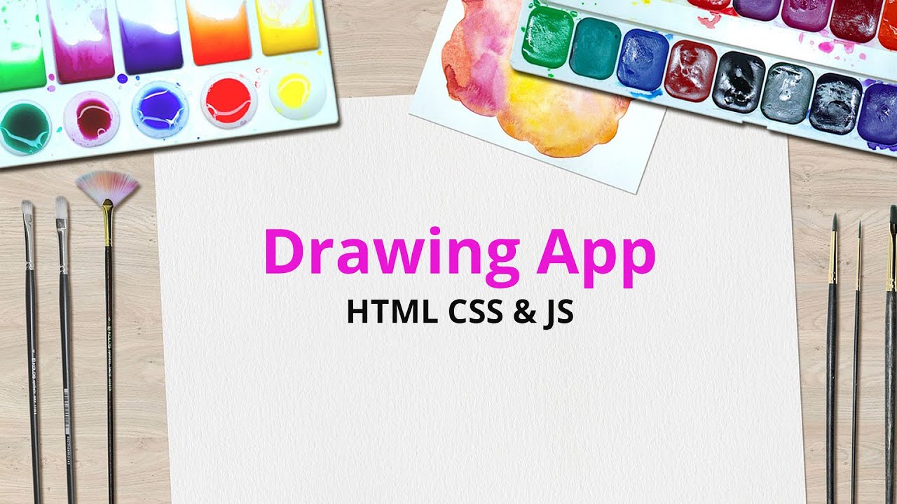 Build A Drawing App in HTML CSS & JavaScript