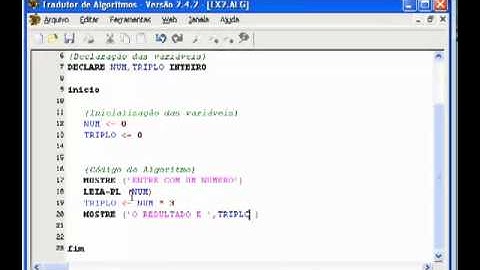 Algoritmo Exercicio 3 (www.programacaodesign.com.br)