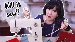 I bought a $100 second-hand sewing machine - is it any good? (Spoiler- It blew up!) 75' Bernina 807