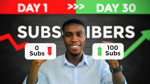 How I Got My FIRST 100 SUBSCRIBERS in 1 month on YouTube (Beginner