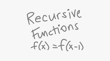 Using Recursive Functions in Math + Example from 2015 AMC 12A #22
