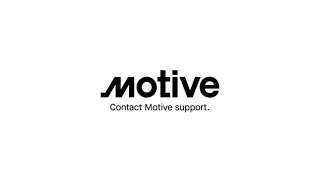 The Motive Driver App: Contact Motive from the app.