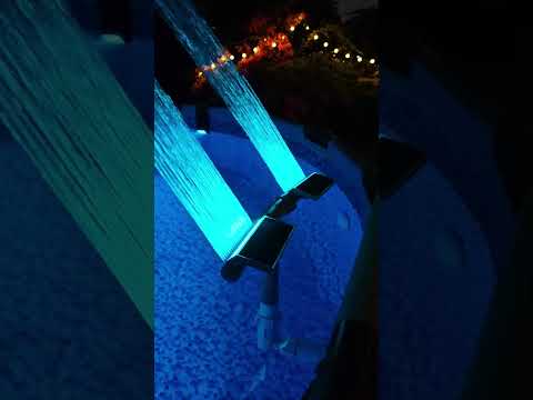 If you want your pool to look better at night, this is it  #pool #mermaidpool #poolparty #poolhacker