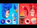 EATING ONLY HOT vs COLD FOOD FOR 24 HOURS! Last To STOP Eating! DIY Pranks by GOTCHA! CHALLENGE