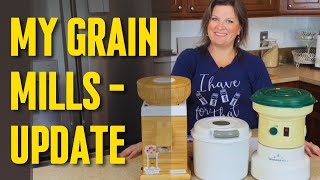 Nutrimill Harvest Grain Mill Review - 1 Year Later | What Grain Mills I Use | Grain Mill Reviews