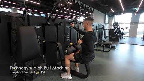 Isometric Alternated High Pull - Technogym High Pull Machine