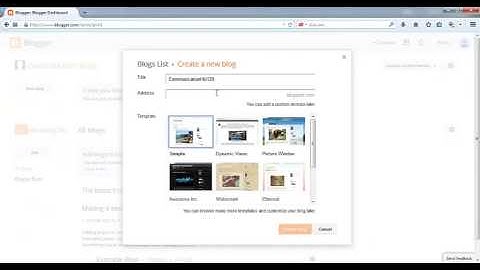 How to create blogger   Step by Step for beginner   speak Khmer   YouTube