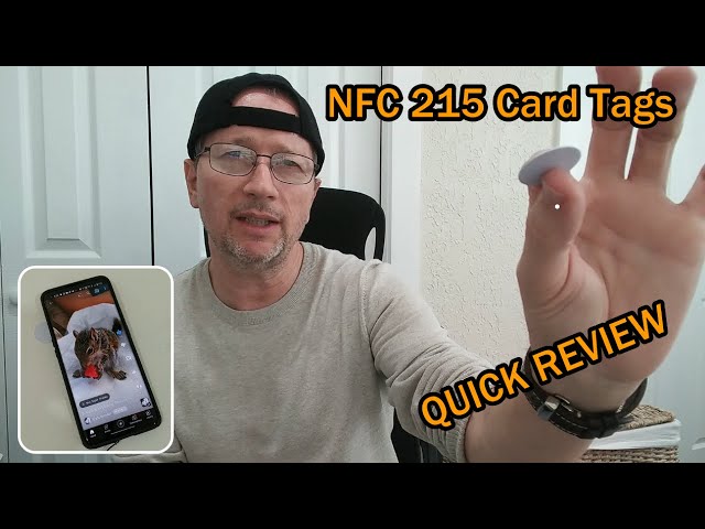 NFC 215 Card Tag (Hicarer-NFC Round Cards-03) With 504 Bytes QUICK REVIEW 