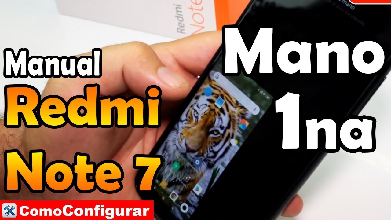 Conflicto No de moda Personalmente Mira como usar el celular con una mano 2023 Redmi Note 7 manual -  comoconfigurar - YouTube