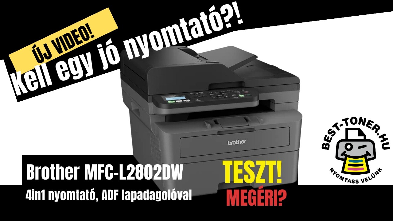 TÖKÉLETES VÁLASZTÁS? 🤔 Minden, amit tudnod kell: Brother L2802dw #MindenEgyben