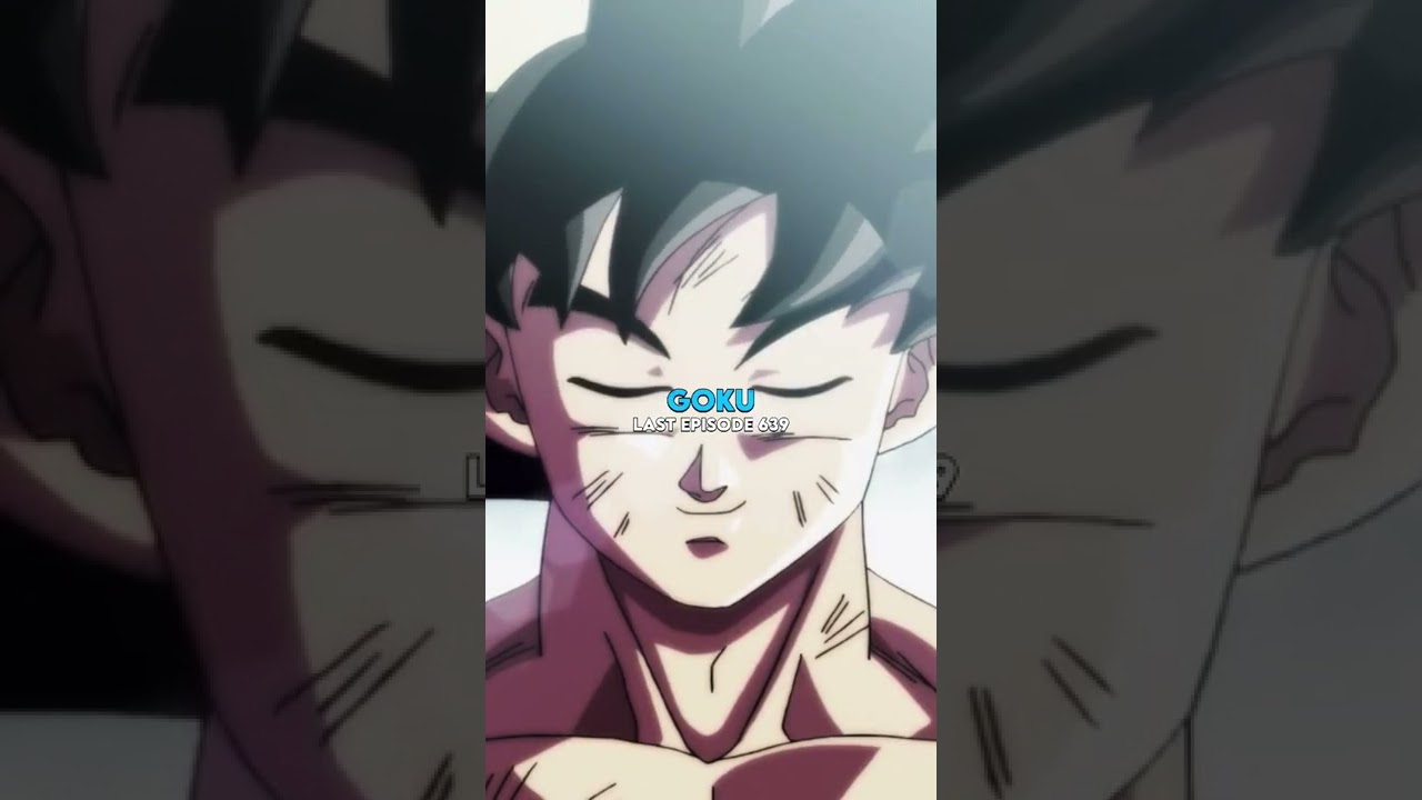 ⁣ANIME CHARACTERS FIRST VS LAST EPISODE #anime #viral #shorts #edit #dragonball #goku