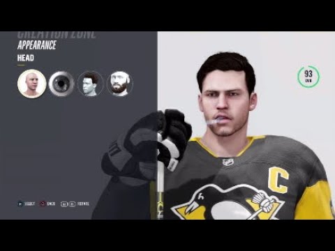 NHL 18: HOW TO CREATE SIDNEY CROSBY 