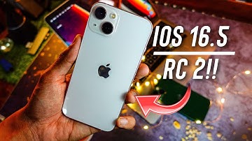 IOS 16.5 RC 2 - What
