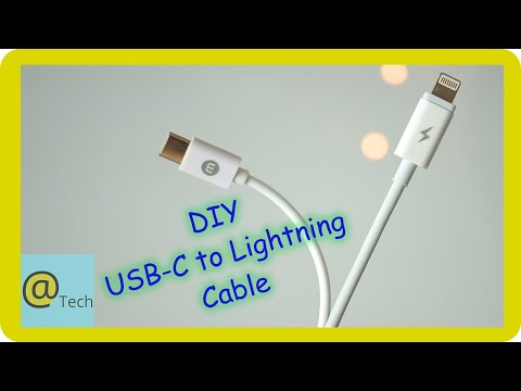 Making a DIY USB-C to Lightning Cable - YouTube Apagador De Escalera YouTube