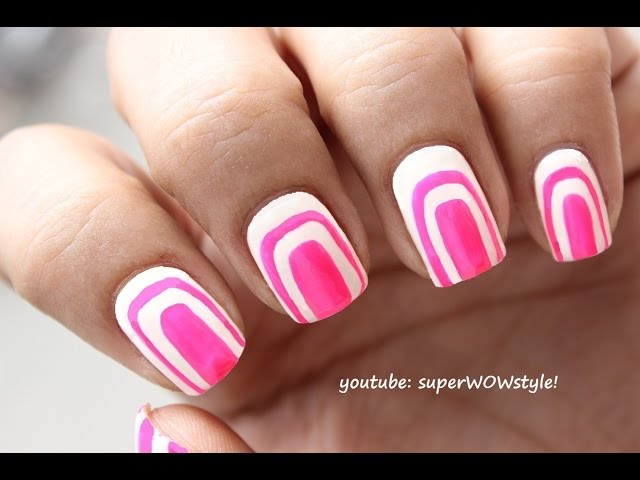 30+ Pink & White Nail Designs You'll Want To Copy | Unhas bonitas, Unhas  redondas, Unhas curvadas