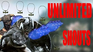 HOW TO SHOUT INFINITELY IN SKYRIM 2021