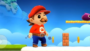 Super Run World (gameplay) Jungle Adventure | Android, iOS Mobile Game