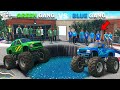 Shinchan Green Gang VS Franklin Blue Gang Water Potholes Challenge In GTA 5!