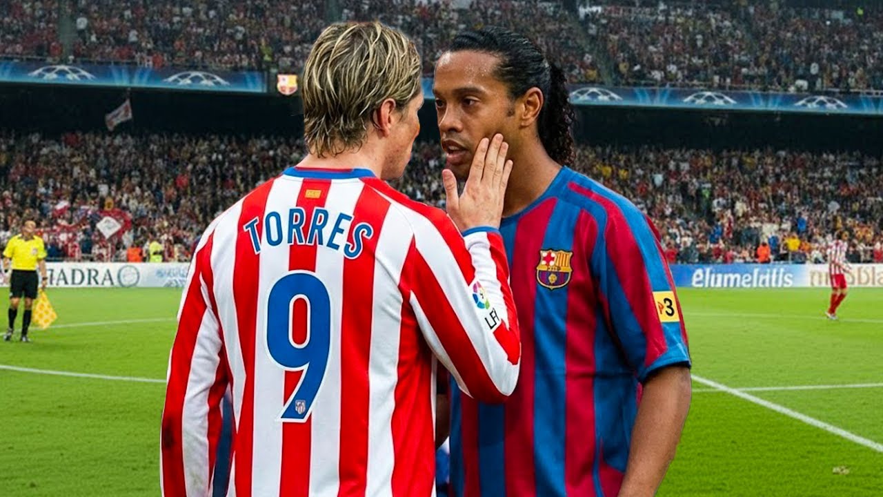 ⁣Ronaldinho will never forget this humiliating performance by Fernando Torres