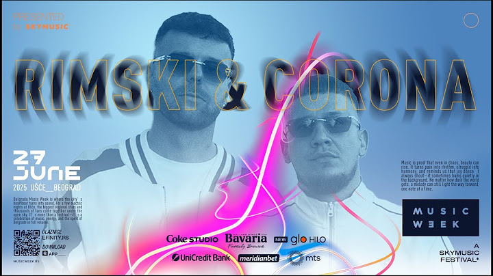 Corona x Rimski - Live (Belgrade Music Week 25)