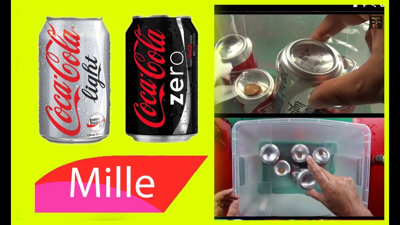 Cocacola Vs Coke Zero Vs Coke Light Float Or Sink Youtube