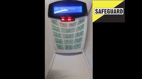 IDS LCD keypad Disarm