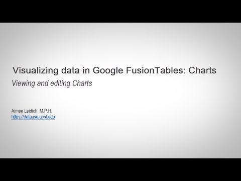 Google Fusion Charts