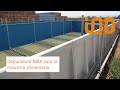 Depuradora MBR para la industria alimentaria. Reciclado de agua residual para riego.