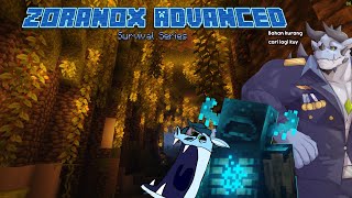 [ Minecraft ] Percobaan Live Mode Rata Tengah Kiri Kanan Sambil Koleksi Resource [ Vtuber ID EN ]