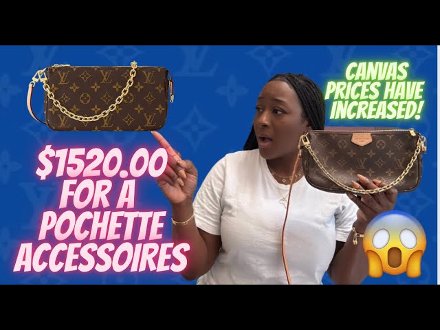 Pochette Accessoire in stock. Wow times have changed. Another victim of the  price increase? : r/Louisvuitton